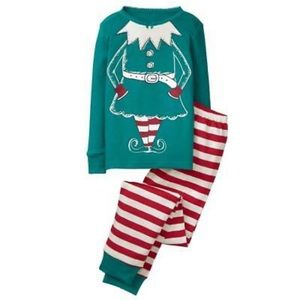 Gymboree Mrs. Elf Christmas Pajamas !